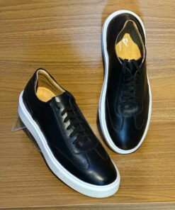 Alternative view of Sapato Esporte Fino Preto | Orange