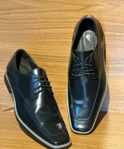Sapato Social Couro Legítimo Preto Envernizado