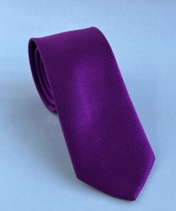 Gravata Slim Violeta Trabalhada
