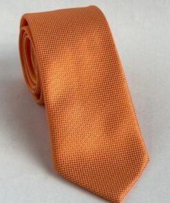 Gravata Slim Laranja Trabalhada