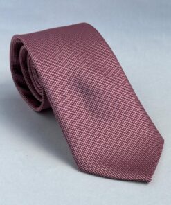 Gravata Slim Rose Trabalhada