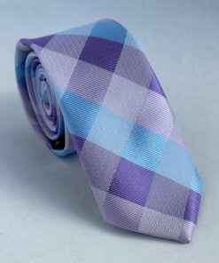 Gravata Slim Quadriculada