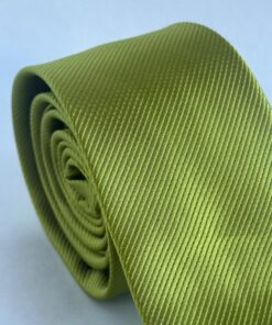 Alternative view of Gravata Slim Verde Primera Trabalhada