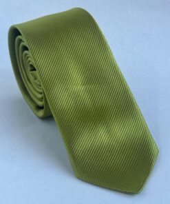 Gravata Slim Verde Primera Trabalhada