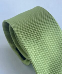 Alternative view of Gravata Slim Verde Fresco Trabalhada