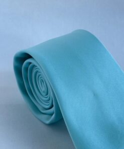 Alternative view of Gravata Slim Azul Turqueza