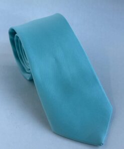 Gravata Slim Azul Turqueza