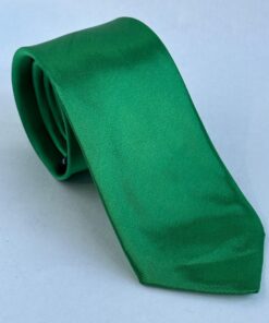 Gravata Slim Verde Brilhosa