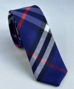 Gravata Slim | Azul Listrada