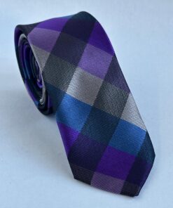 Gravata Slim Quadriculada