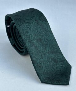 Gravata Slim Premium Verde Escura