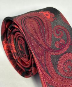 Alternative view of Gravata Slim Premium Preta Cachemir