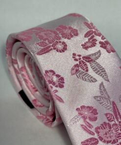 Alternative view of Gravata Slim Premium Floral Rosa