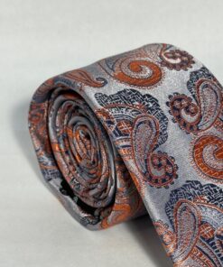 Alternative view of Gravata Slim Premium Cinza Cachemir