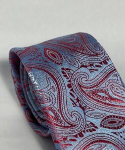 Alternative view of Gravata Slim Premium Azul Cachemir