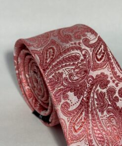 Alternative view of Gravata Slim Premium Rosa Paisley
