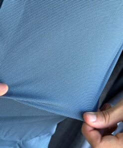 Alternative view of Camisa Social Manga Curta Tecnológica Azul