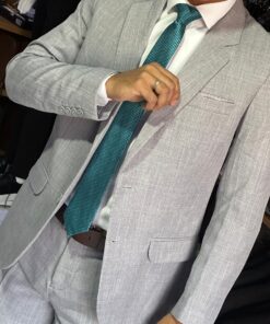 Alternative view of Costume Microfibra Cinza Risk