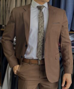 Alternative view of Costume Microfibra Gabardine Marrom