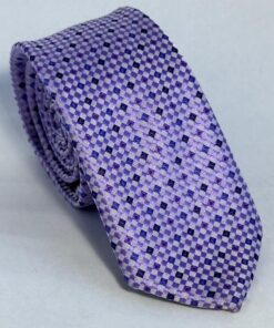 Gravata Slim Premium de Luxo Lilás