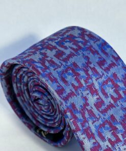 Alternative view of Gravata Slim Premium de Luxo Roxa