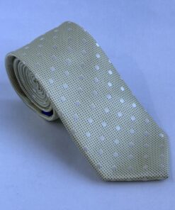 Gravata Slim Premium de Luxo Pérola