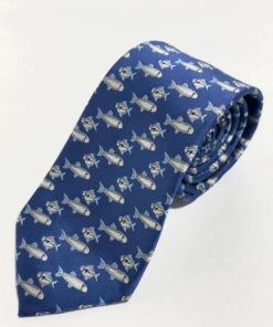 Gravata Semi Slim Azul Royal