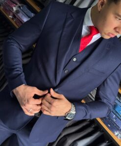 Alternative view of Terno Poliviscose Premium Azul Marinho