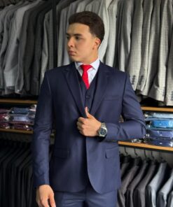 Terno Poliviscose Premium Azul Marinho